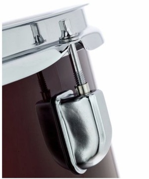16x14 Focus Floor Tom Red в цвете Poplar Chrome Millenium