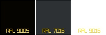 Балясиновая труба 20 x 2 мм, 100 см, 1 м, монтажная арфа для балюстрад, черный матовый RAL