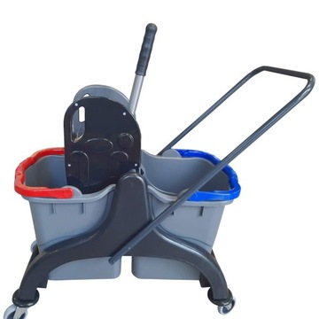 Тележка для уборки deClean, 2 ведра, 25 л Extra Jumbo HS306