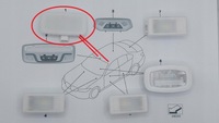 фото thumb №4, Оригінальна лампа освітлення дзеркало салону led bmw оригінальний номер 9397852