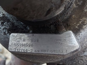 фото thumb №8, Турбонагнітач турбіна 55191596 712766-2 fiat alfa romeo lancia 1.9 jtd