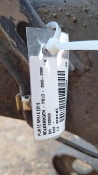 фото thumb №5, Ось балка подвешивание зад диски kpl vw polo 9n seat ibiza iii skoda fabia i