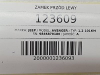 фото thumb №9, Замок ліві перед двері водія 9846870180 jeep avenger eu 2024
