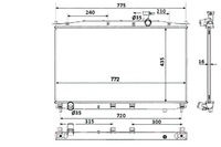 фото thumb №2, Nrf радіаторів hyundai santa fe ii 2,2crdi 2,7 06-1