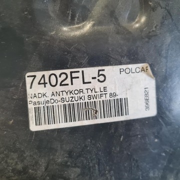 фото thumb №10, Suzuki swift 89-04 подкрылок левый зад задние 7402fl-5