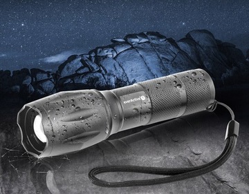 Тактический мощный ручной фонарь everActive FL-600 LED CREE XM-L2 Zoom 18650