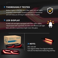 фото thumb №8, Chevrolet camaro 2016- лампа лампы задняя led комплект vland red + задний ход eu