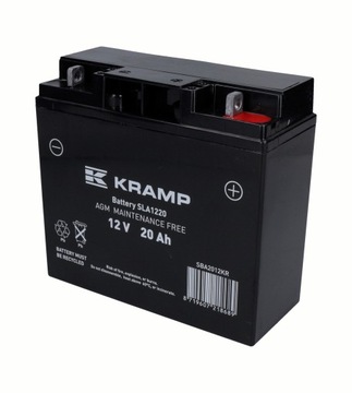 Аккумулятор AGM для трактора 12В 20Ач 140А SBA2012KR KRAMP хороший выбор