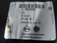 фото thumb №9, Капот крыло левый правый opel crossland przed liftem новый оригинал