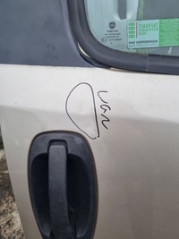 фото thumb №14, Fiat doblo ii 10-14 2010 r. 261 дверь правые перед правые передние pp eu