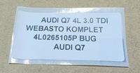 фото thumb №12, Обігрівач стояночний webasto audi q7 4l0265105p