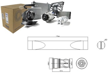 фото thumb №1, Осушувач кондиціонера ds ds 3 citroen c2 c3 aircross ii c3 i c3 ii c3