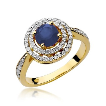 Кольцо W-274 Shafir Brylantes Yellow Gold 585