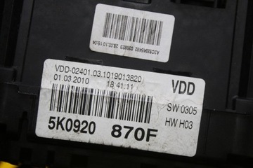 фото thumb №10, Спідометр  манометр 5k0920870f 1.4 tsi golf vi dsg