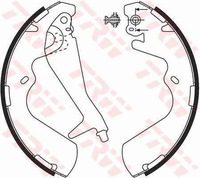 фото thumb №2, Тормозные колодки тормозные зад gs8696 trw hyundai galloper