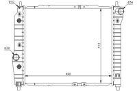 фото thumb №2, Радіатор двигуна chevrolet aveo / kalos daewoo ka