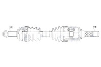 фото thumb №10, Nty приводной вал приводная передняя l=p subaru forester sh 08- xv 2.0d 11-