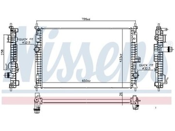 фото thumb №2, Радіаторів citroen c5 aircross 1.2-2.0 berlingo 1.2-1.6 ds ds 4 ii 1.2-1.6