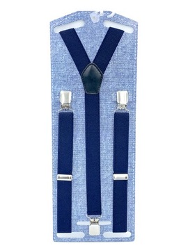 Navy Blue Classic Smooth Women/Men's Braces