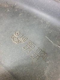 фото thumb №16, Бампер перед 744 хром pod pdc mercedes w140