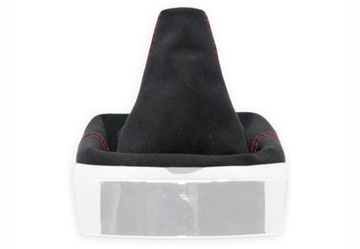 SEAT IBIZA 3 2002-2008 MIESZEK ZMIANY BIEGÓW CZARNA ALCANTARA CZERWONE NICI