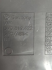 фото thumb №7, Vw golf v plus корпус панель кондиционера бардачок