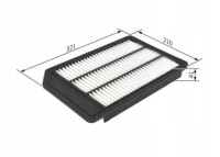 Фильтр воздуха suzuki kizashi /bosch/ Недорого, фото thumb