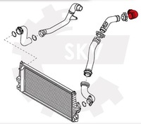фото thumb №4, Шланг труба турбины seat alhambra 1.9tdi