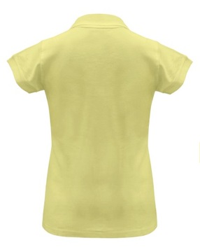 Женская футболка JHK POLO, желтая, XXL