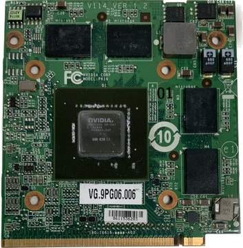 Видеокарта для ноутбука NVIDIA GeForce 9600M 512MB MXM II VG.9PG06.006