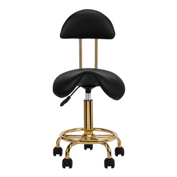 Косметический табурет Activeshop 6001G, черный