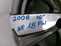 фото thumb №12, Peugeot 2008 алюминиевый диск алюминиевый диск 16'' 9678398177