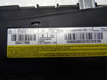 фото thumb №6, Mercedes w169 w245 air bag подушка сидіння права