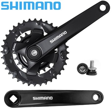 ШАТАНС SHIMANO TOURNEY FC-TY501 48/38/28T 170 ММ 3x6/7/8 КВАДРАТ КВАДРАТНЫЙ