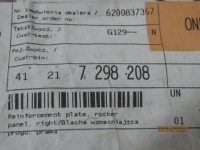 фото thumb №5, Лист усиливающая порог bmw 3 f30 f31 41217298208