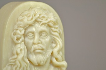JEZUS FORMA SILIKONOWA DO MYDŁA GIPSU BAZA MYDLANA