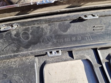 фото thumb №6, Спойлер накладка бампера зад задняя mercedes ml w166 amg