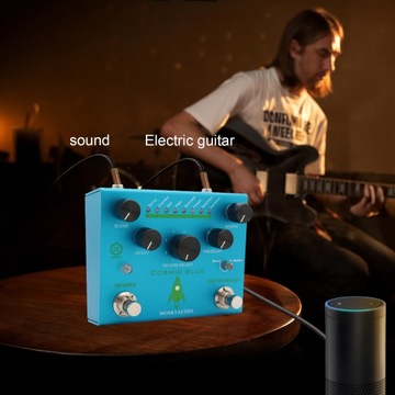 MOSKYAudio Педаль эффектов для гитары, цифровой ревербератор