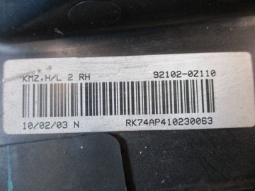 фото thumb №9, Лампа перед передня права kia sportage ii рестайлінг 92102-0z110 європа