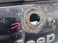 фото thumb №7, Кришка багажника скло зад jeep grand cherokee iii wk hb 5d чорний