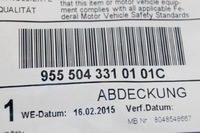 фото thumb №6, Porsche cayenne 9pa передняя левая защита pod капот 95550433101 01c nowa