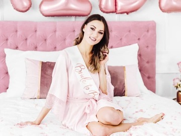 Пояс для девичника Bride To Be, розовое золото