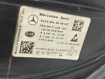 фото thumb №10, Mercedes-benz w213 лампа фара перед e-klasa a2139069608kz led