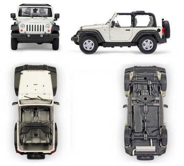МОДЕЛЬ JEEP WRANGLER РУБИКОН МЕТАЛЛ ВЕЛЛИ 1:24