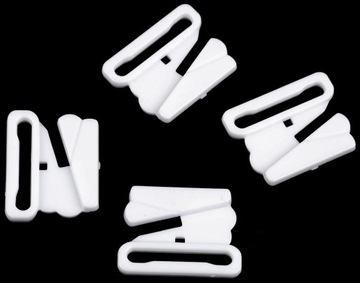 Bra Putty скрепляет наряд купальника 25 мм белая пряжка 2x Buckle