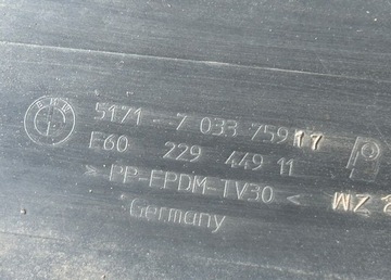 фото thumb №9, Планка пороговая левая bmw 5 e60 e61 7033759