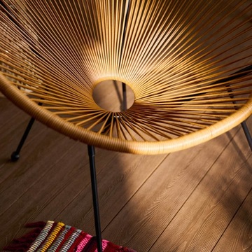 ACAPULCO RATTAN GARDEN кресло 72x79x85см HOMLA