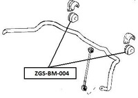 фото thumb №9, Гумовий елемент тяга стабілізатора перед 2szt chrysler voyager, grand voyager 96-, d