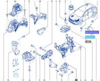 Кронштейн подушка коробки renault austral 1.3 tce uk0 112536ub0a Киев, фото thumb