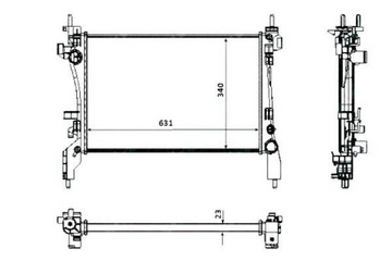 фото thumb №10, Радиаторов citroen nemo 1,3hdi/peugeot bipper/fiat qubo 08-